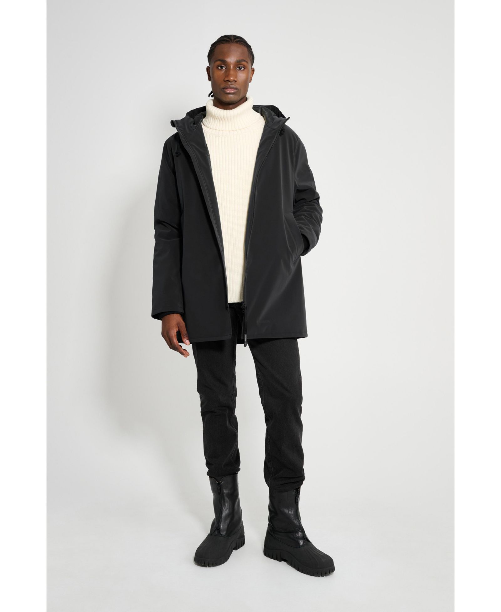 Stutterheim Мужское зимнее пальто Stockholm матовое