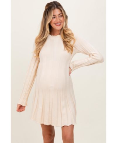 Pinkblush Women's Olive Wide Rib Mini Sweater Dress