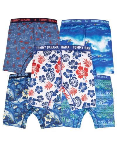 Комплект боксерских трусов Tommy Bahama для мальчиков, 5 штук