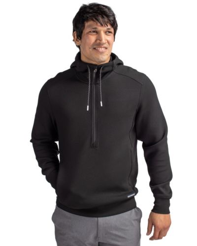 Мужской джемпер Cutter & Buck Roam Half Zip Long Sleeve Hooded Pullover