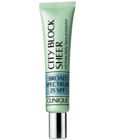 Clinique City Block™ Sheer Oil-Free Daily Face Protector Broad Spectrum SPF 25 Primer, 1.4 fl oz