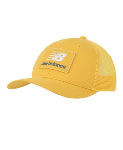 New Balance Мужская кепка Trucker Stacked Patch Logo, Clementine