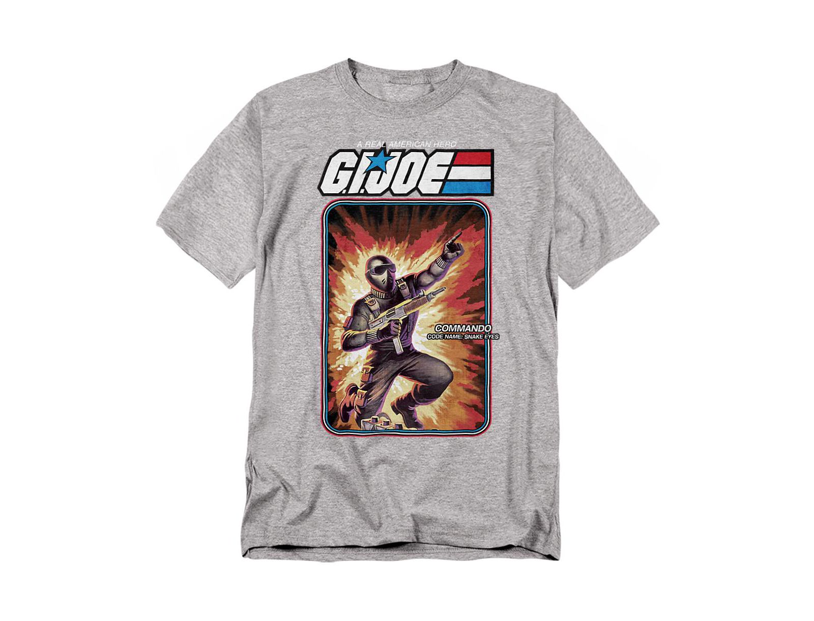 Мужская футболка Hasbro+ G.I. Joe Snake Eyes Card