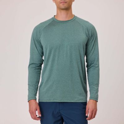 Snapper Rock Мужской Kiwi Green LS Outbound Tee