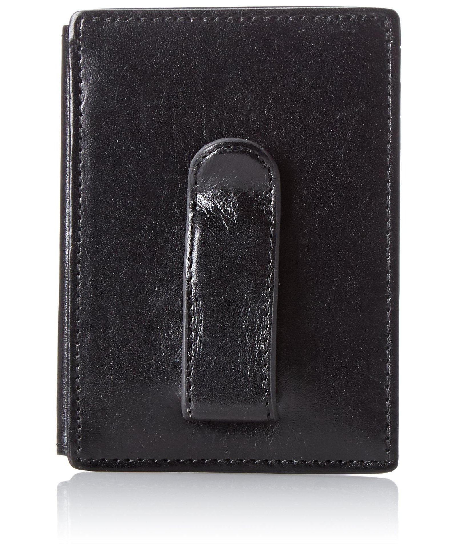 Bosca Men's Old Leather Front Pocket ID Wallet
