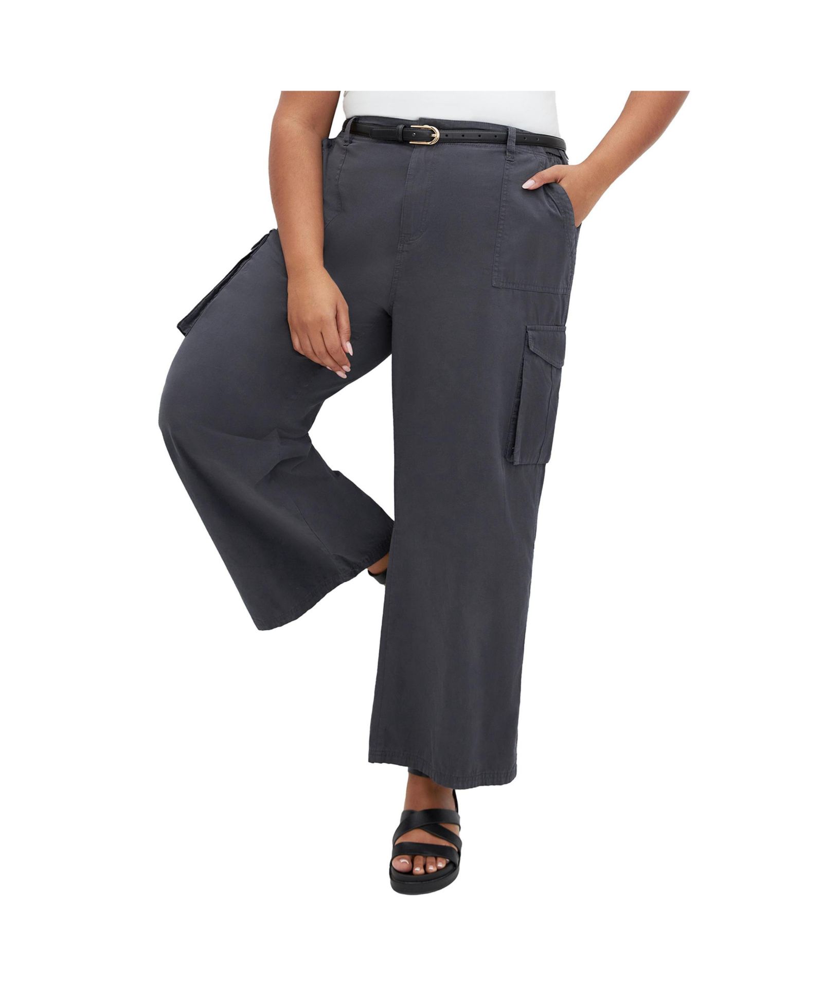 Брюки CITY CHIC Plus Size Mia Cargo