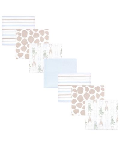 Набор из 7 фланелевых одеял Hudson Baby Cotton, Modern Safari Friends, One Size