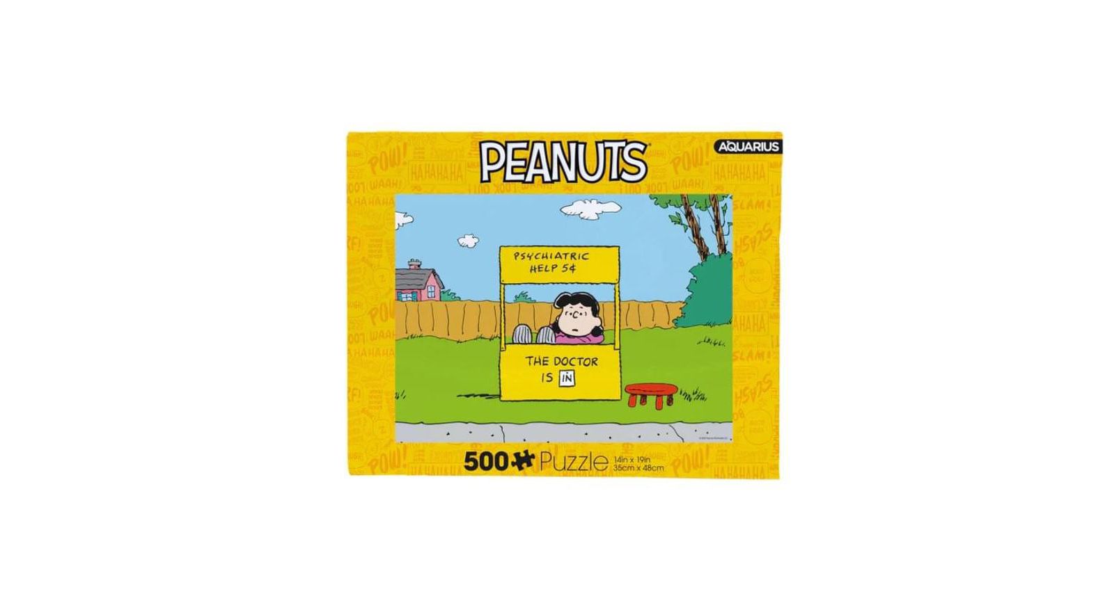 Пазл NMR Distribution Peanuts Lucy Doctor Is In, 500 деталей