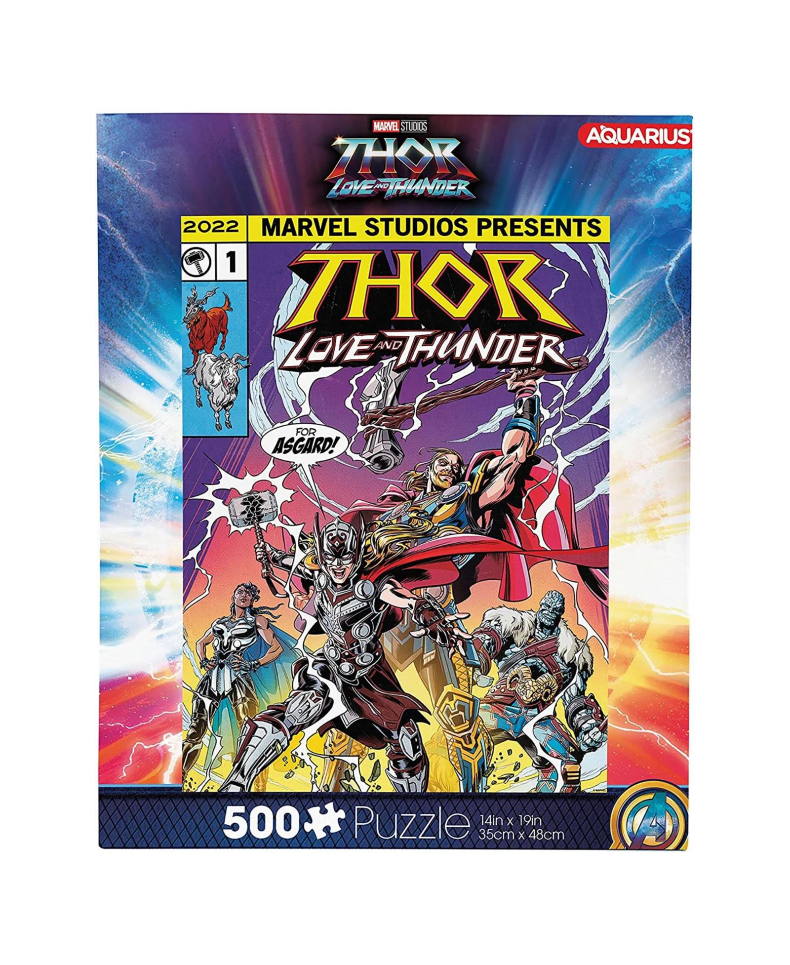 Пазл NMR Distribution Marvel Thor Love and Thunder Comic, 500 деталей
