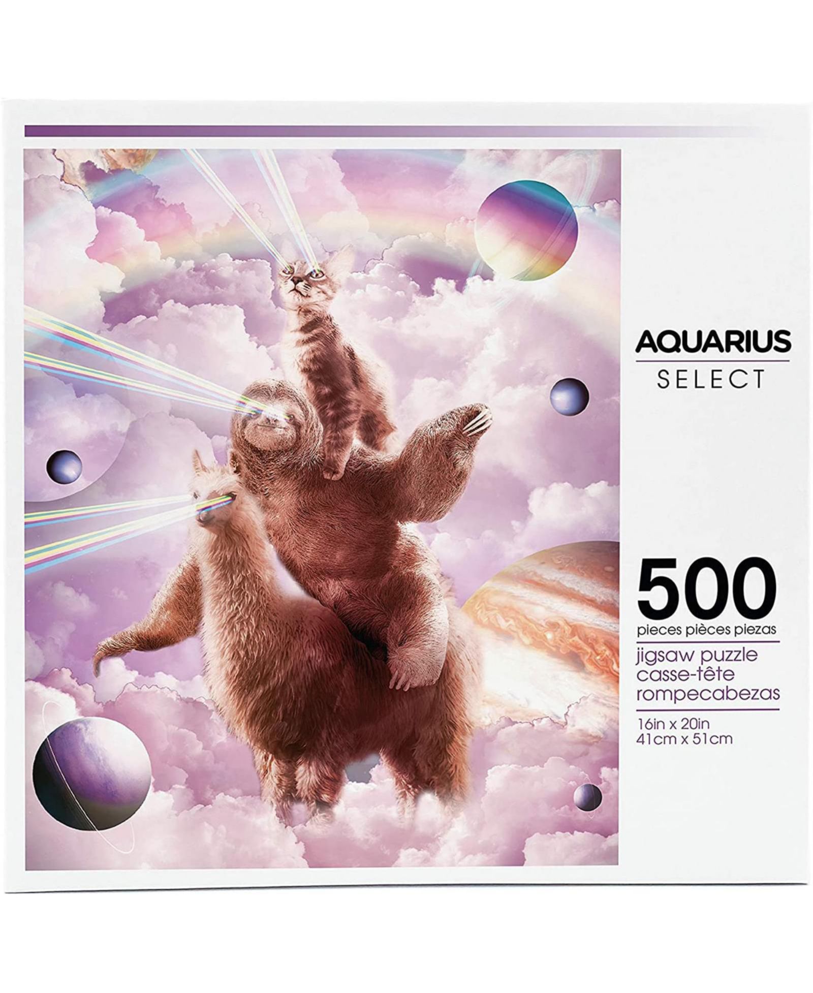 Пазл NMR Distribution Random Galaxy Laser Eyes Cat Sloth Llama на 500 деталей