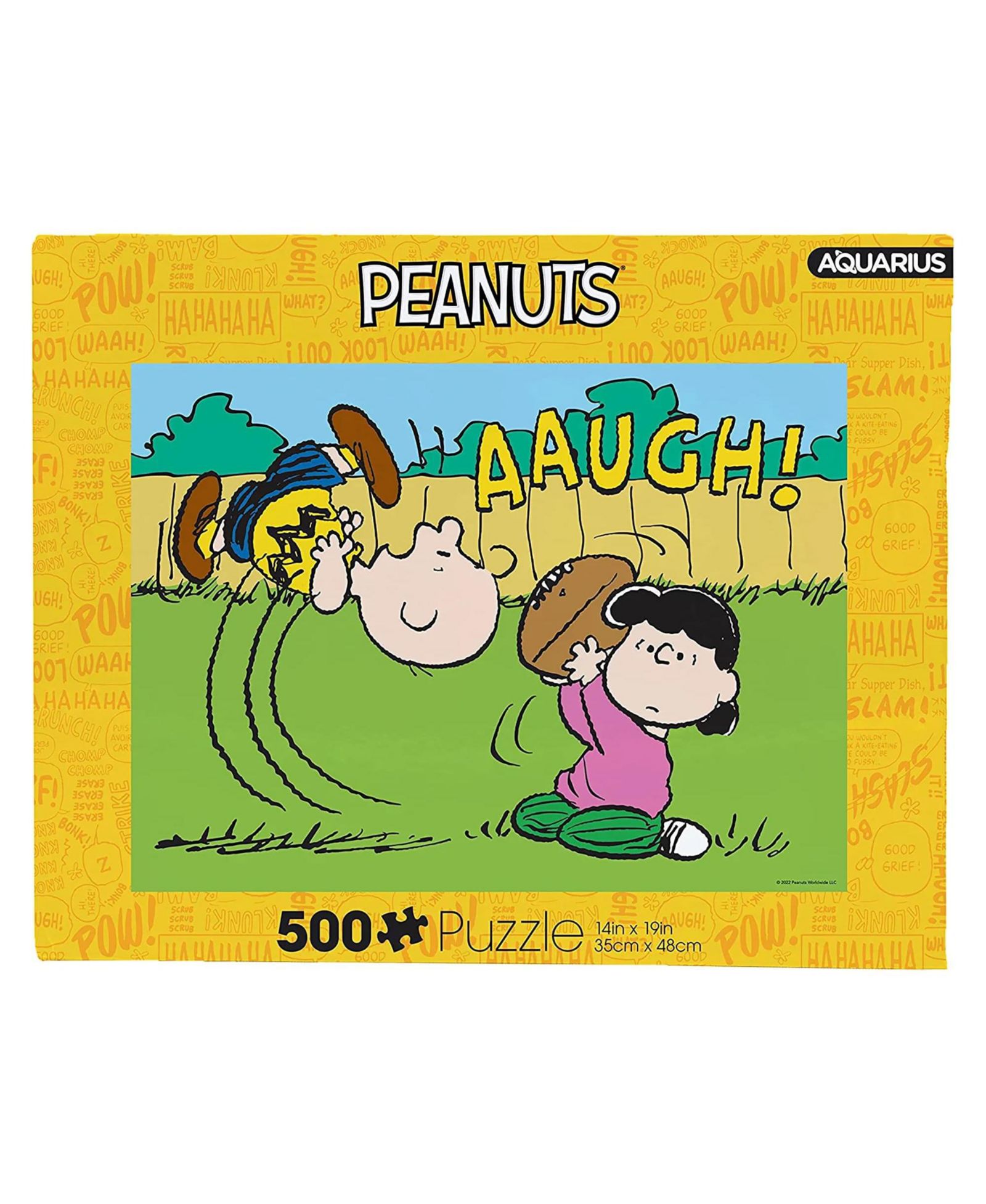 Nmr Distribution Peanuts Lucy Football 500-Piece Jigsaw Puzzle, Ages 14+