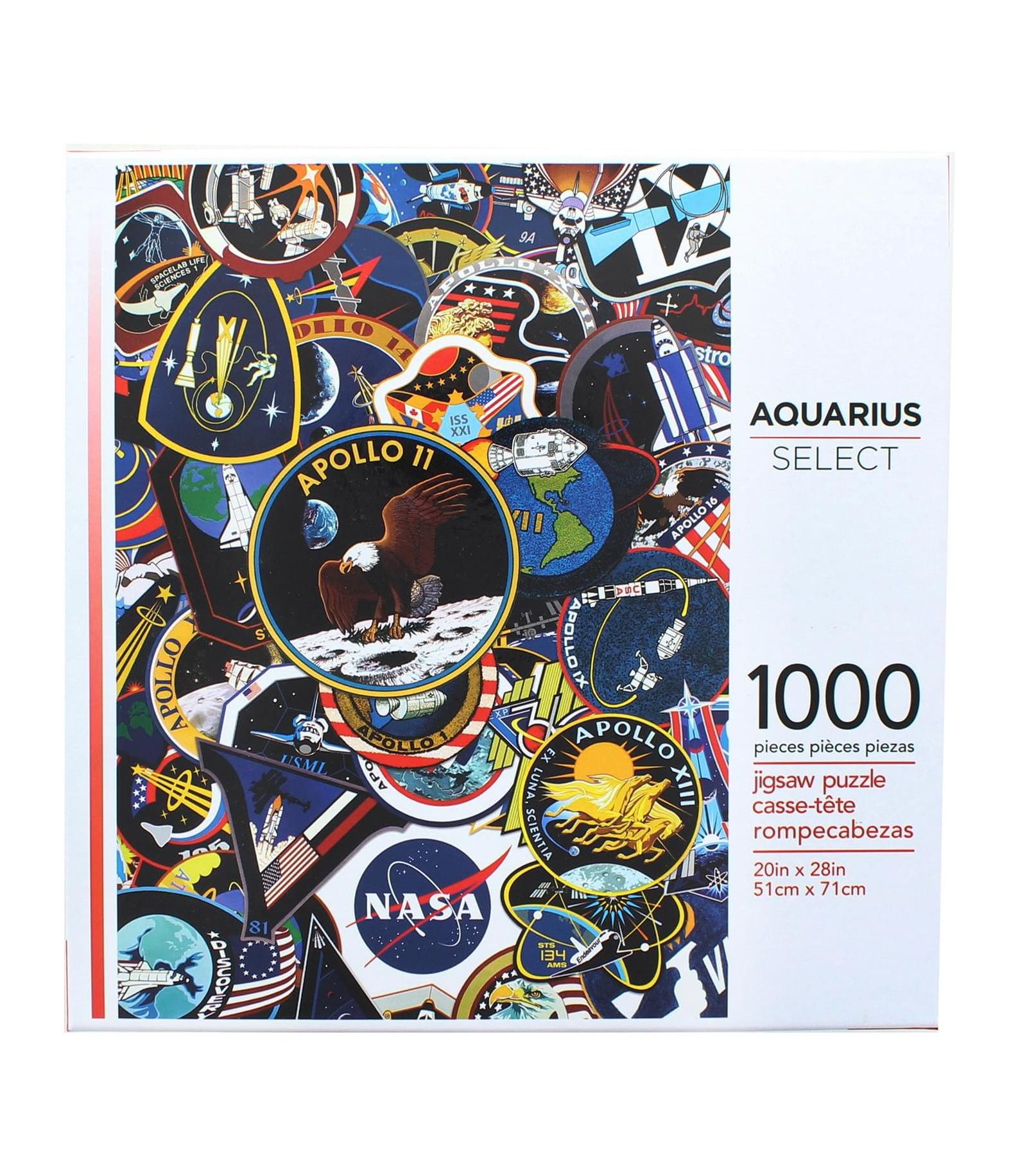 Пазл NMR Distribution NASA Mission Patches 1000 Piece Jigsaw Puzzle