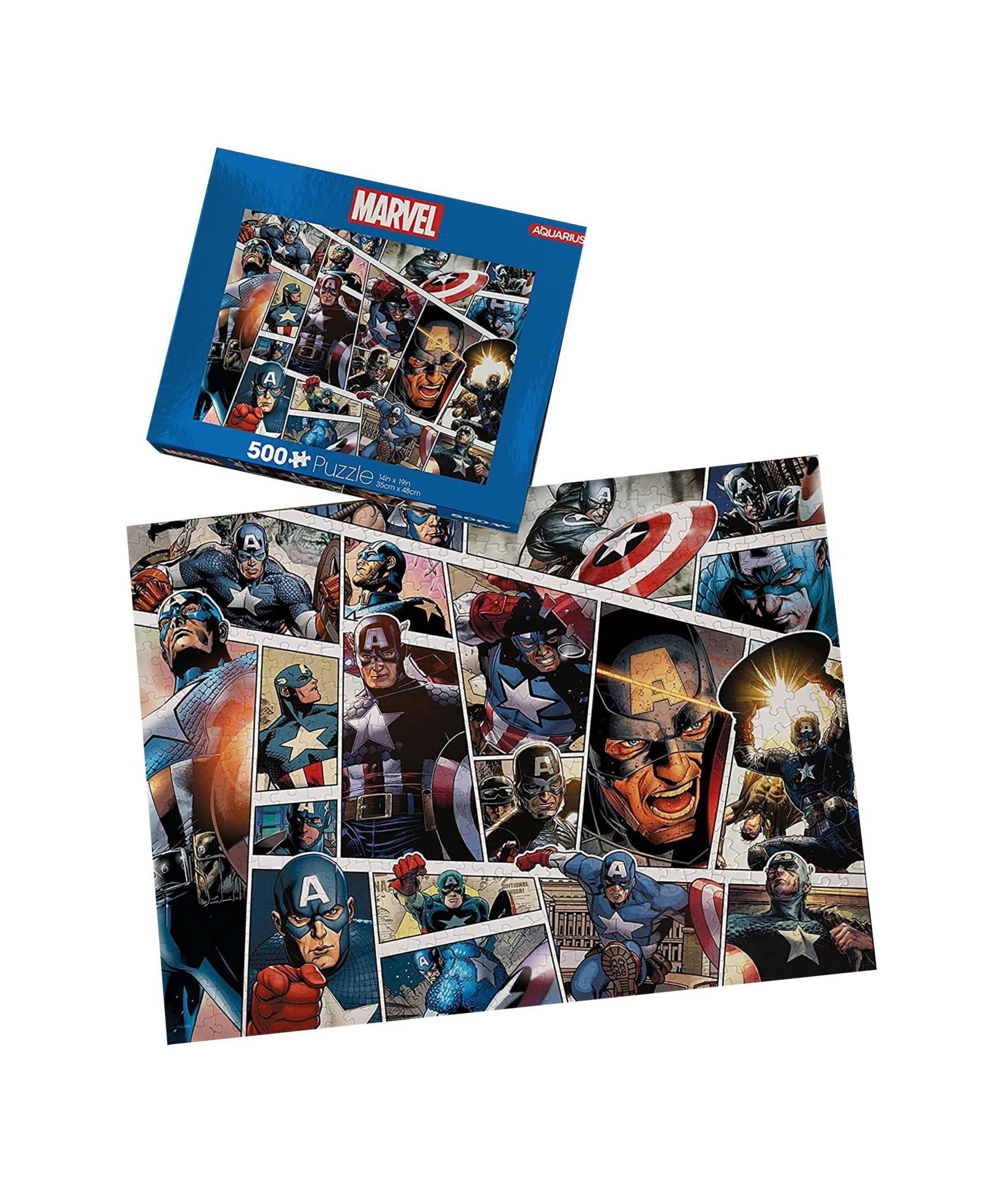 Пазл Marvel Captain America Panels NMR Distribution 500 Piece