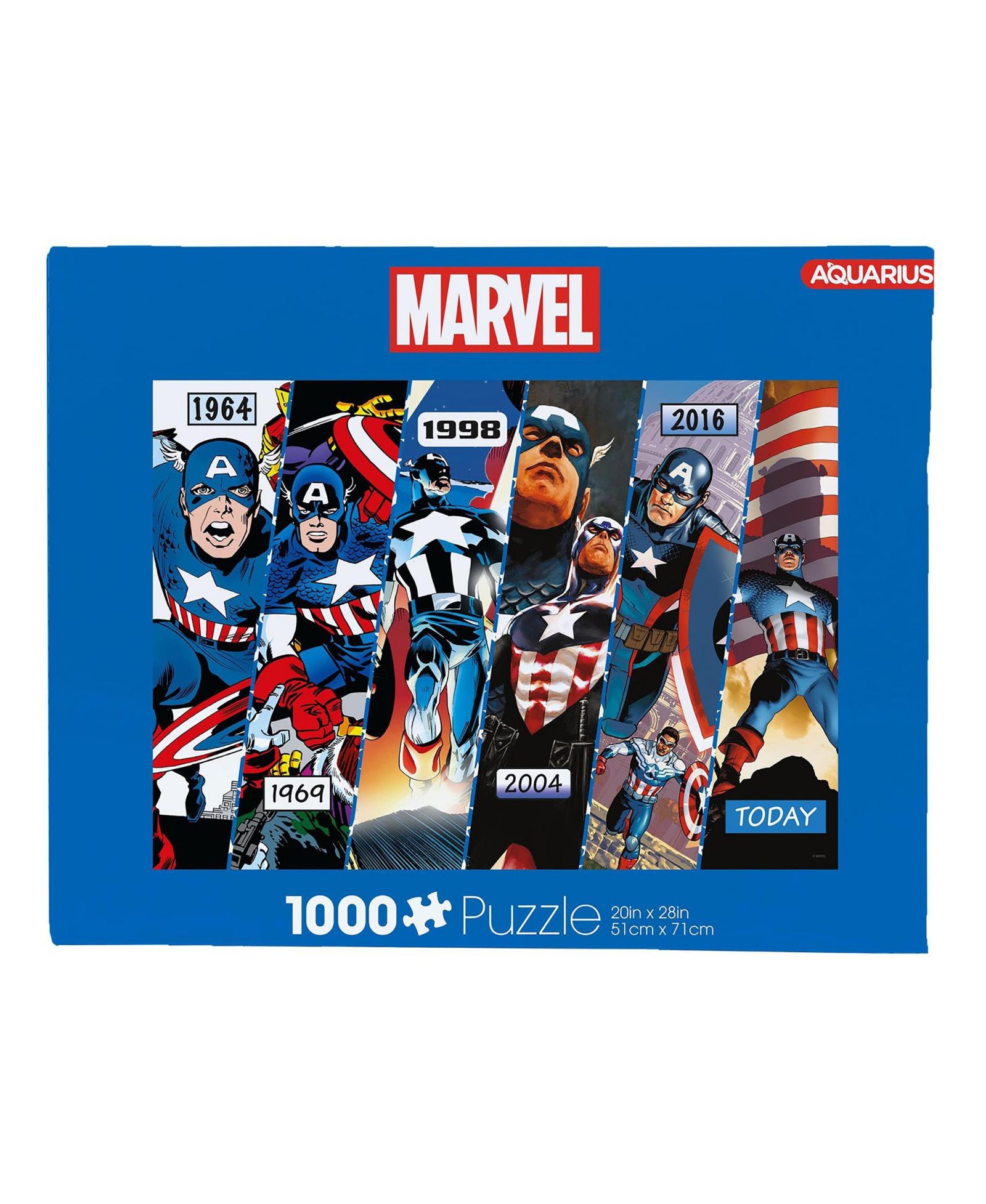 NMR Distribution пазл Marvel Captain America Timeline, 1000 деталей