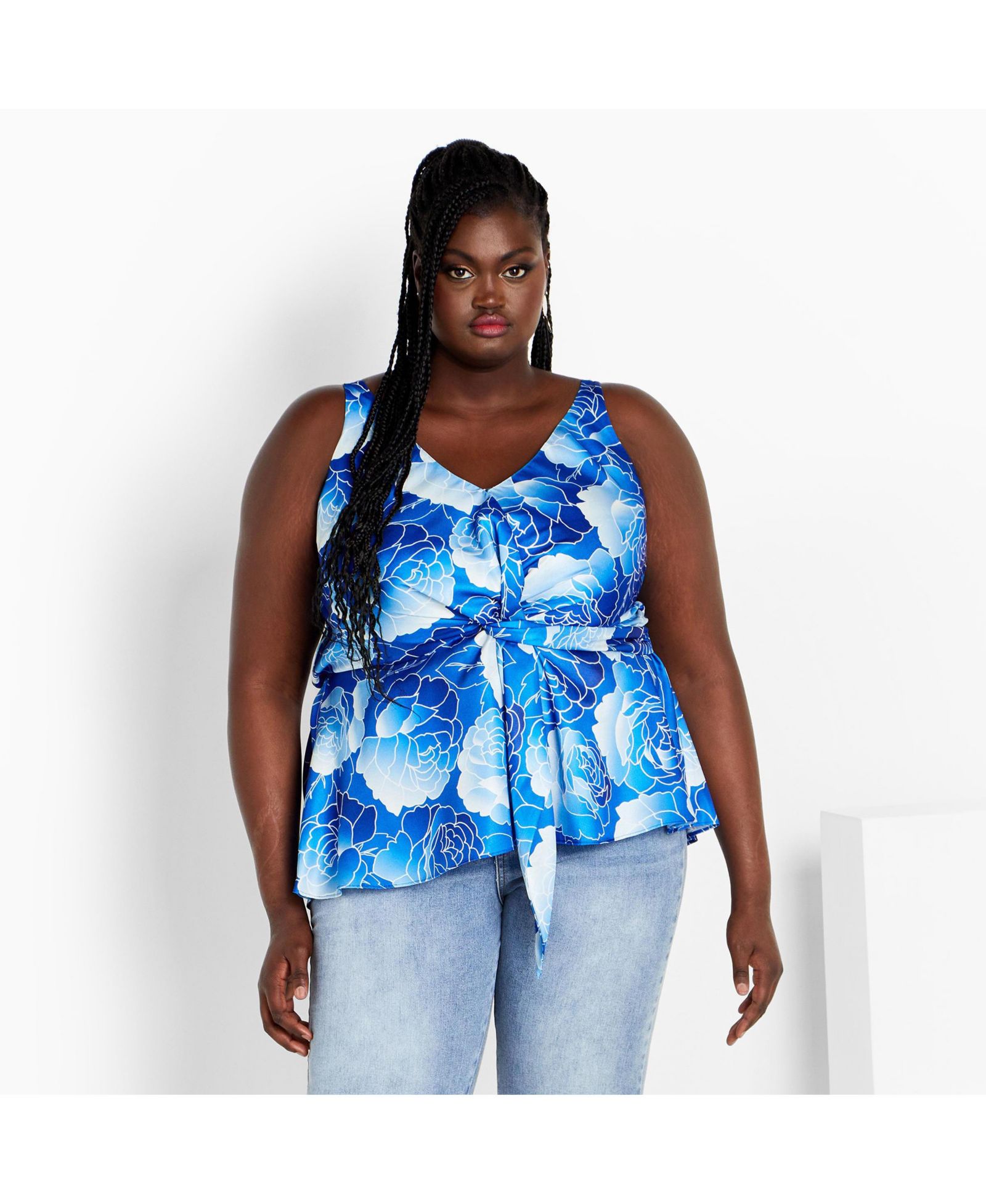 CITY CHIC Plus Size Serena Print Top