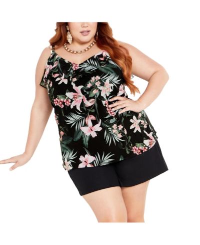 CITY CHIC Women's Pluz Nicole Print Cami