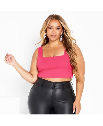 CITY CHIC Топ Lanie Compact Knit Plus Size