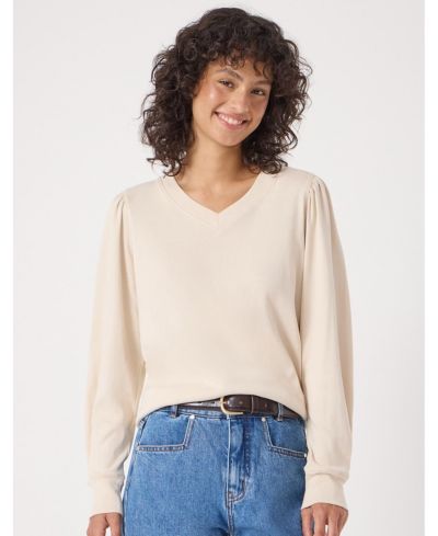 Hush Женский Emily V-Neck Puff Sleeve Top