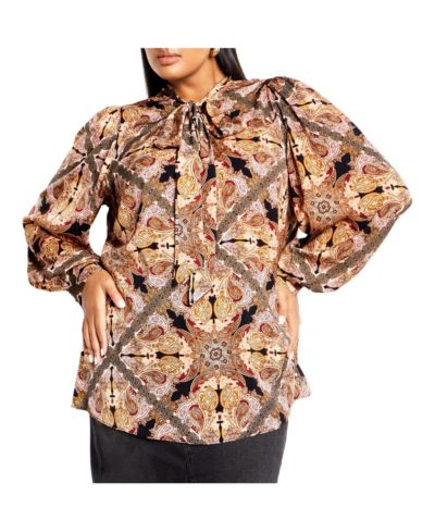 CITY CHIC Plus Size Lucille Print Shirt