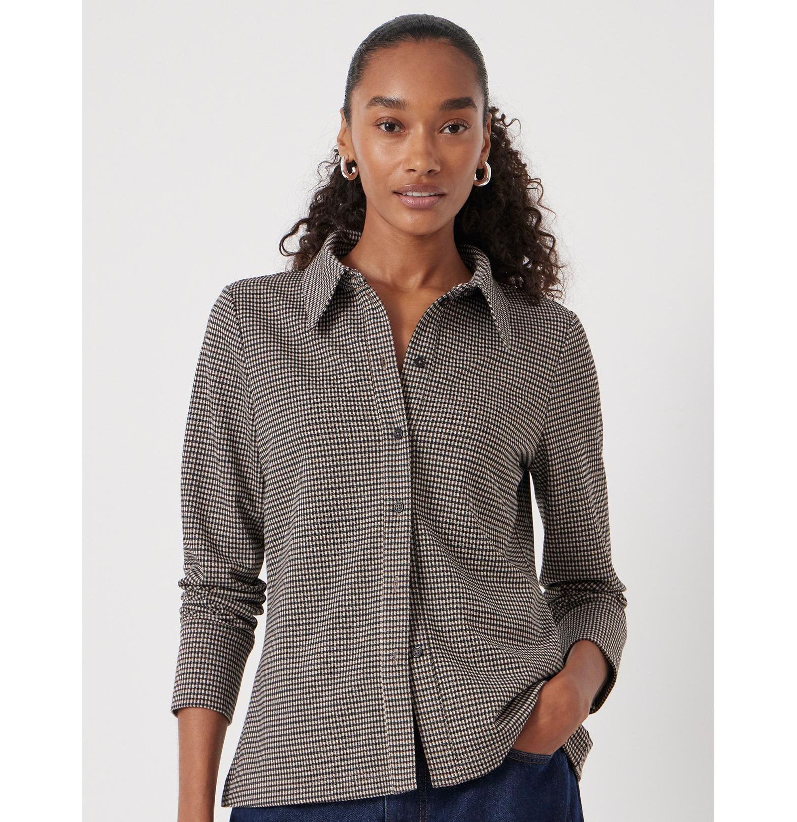 Рубашка Hush Women's Fitted Check Jersey