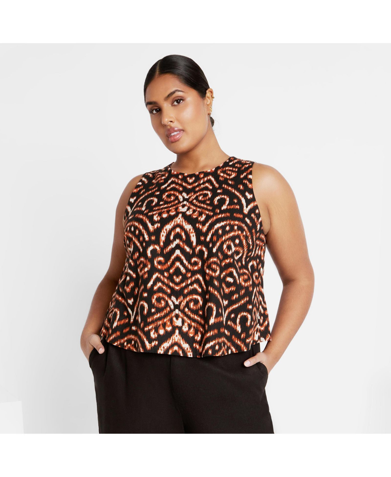 CITY CHIC Женский топ Plus Size с принтом Amara