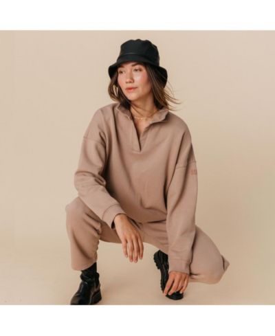 Женский джемпер Ocio Organic Cotton Teddy Polo Crew