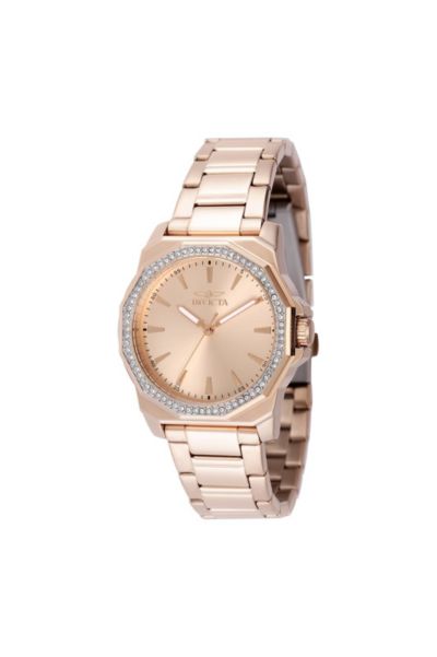Invicta Women's 49115 Speedway Quartz 3 Hand Rose Gold Dial Watch