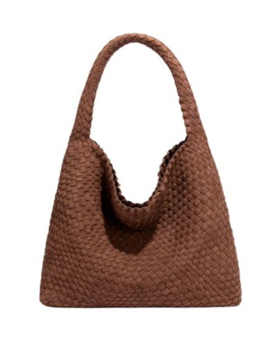 Женская сумка SUSU Suede Woven Hobo Bag Large Slouchy Tote