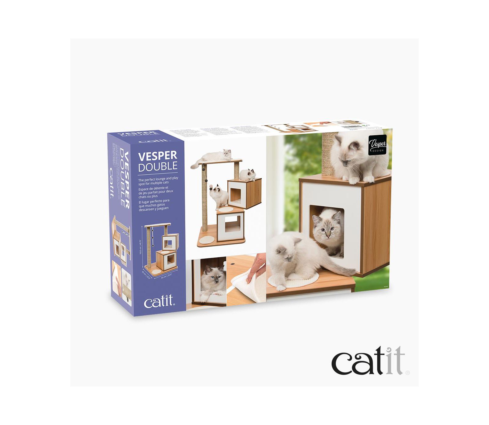 Мебель для кошек Catit Vesper V-Double Walnut