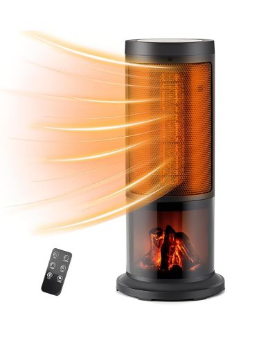 SUGIFT 17 Inch 1500W Portable Tower Space Heater with Oscillation