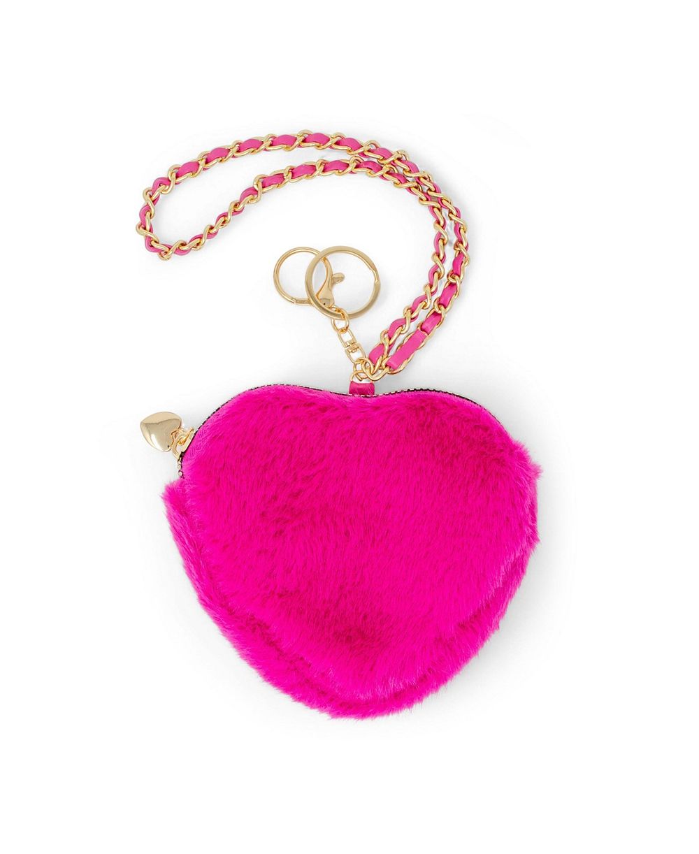 Детский кошелек ZOMI GEMS Fuzzy Heart Wristlet