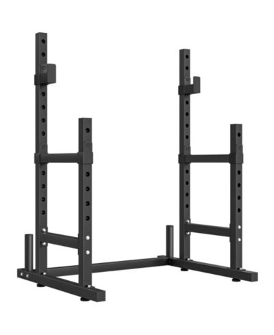 Soozier Adjustable Squat Rack, 660lbs Heavy Duty Barbell Rack,