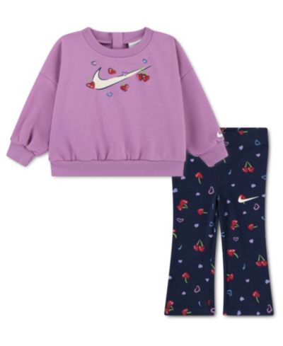 Nike комплект из свитшота и легинсов для девочек, 2 части