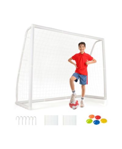 Спортивные ворота для футбола SUGIFT 8' x 6' с конусами и колышками