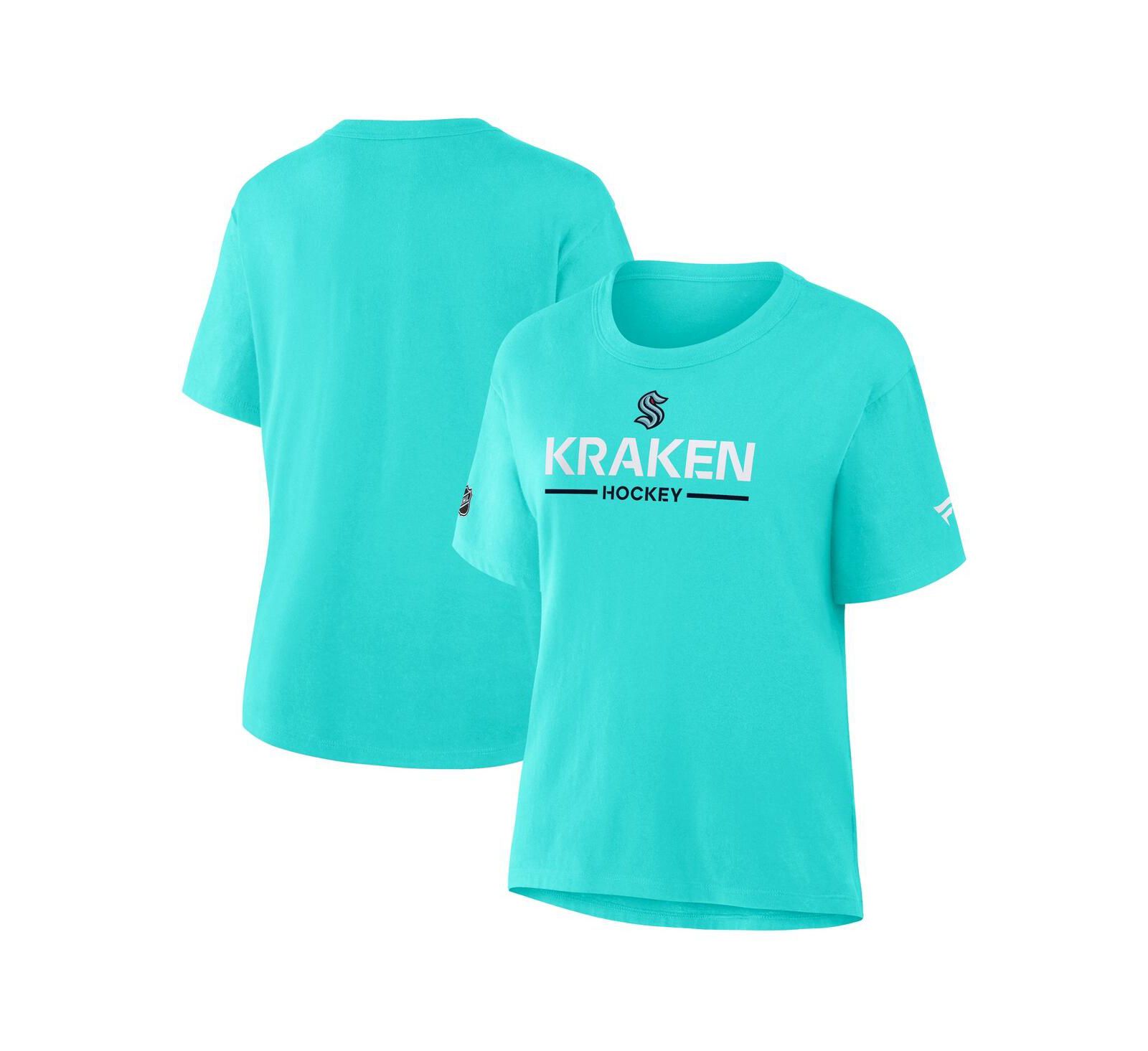 Fanatics Women's Ice Blue Seattle Kraken Authentic Pro Primary T-Shirt