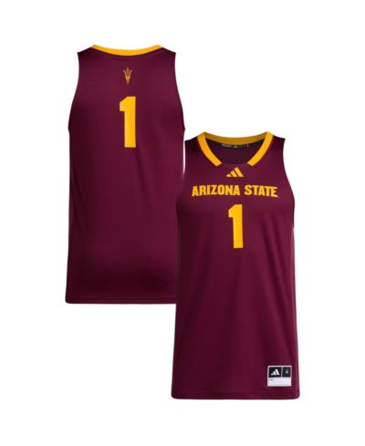 Adidas Men's 1 Maroon Arizona State Sun Devils Replica Swingman Jersey