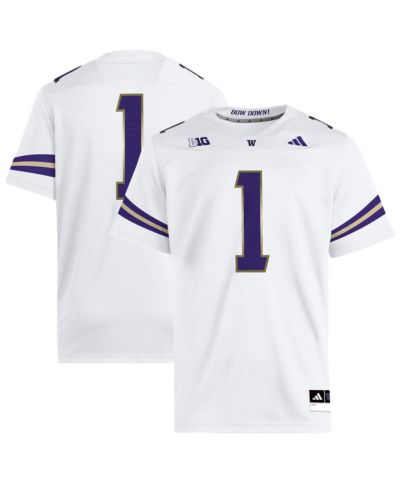Adidas Мужская джерси Washington Huskies Premier, белая