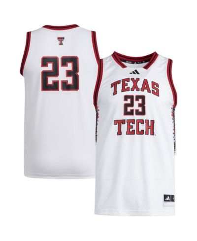 Мужская джерси Adidas 23 White Texas Tech Red Raiders Replica Swingman