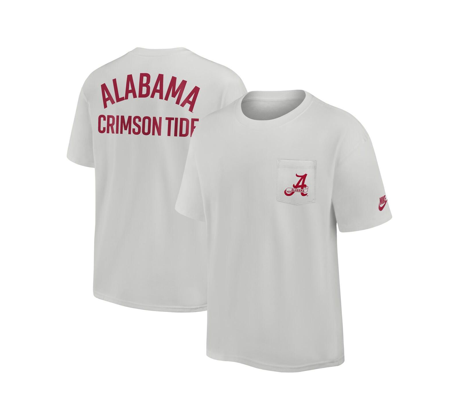 Мужская футболка Nike Gray Alabama Crimson Tide Legacy 2-Hit Max90 Pocket