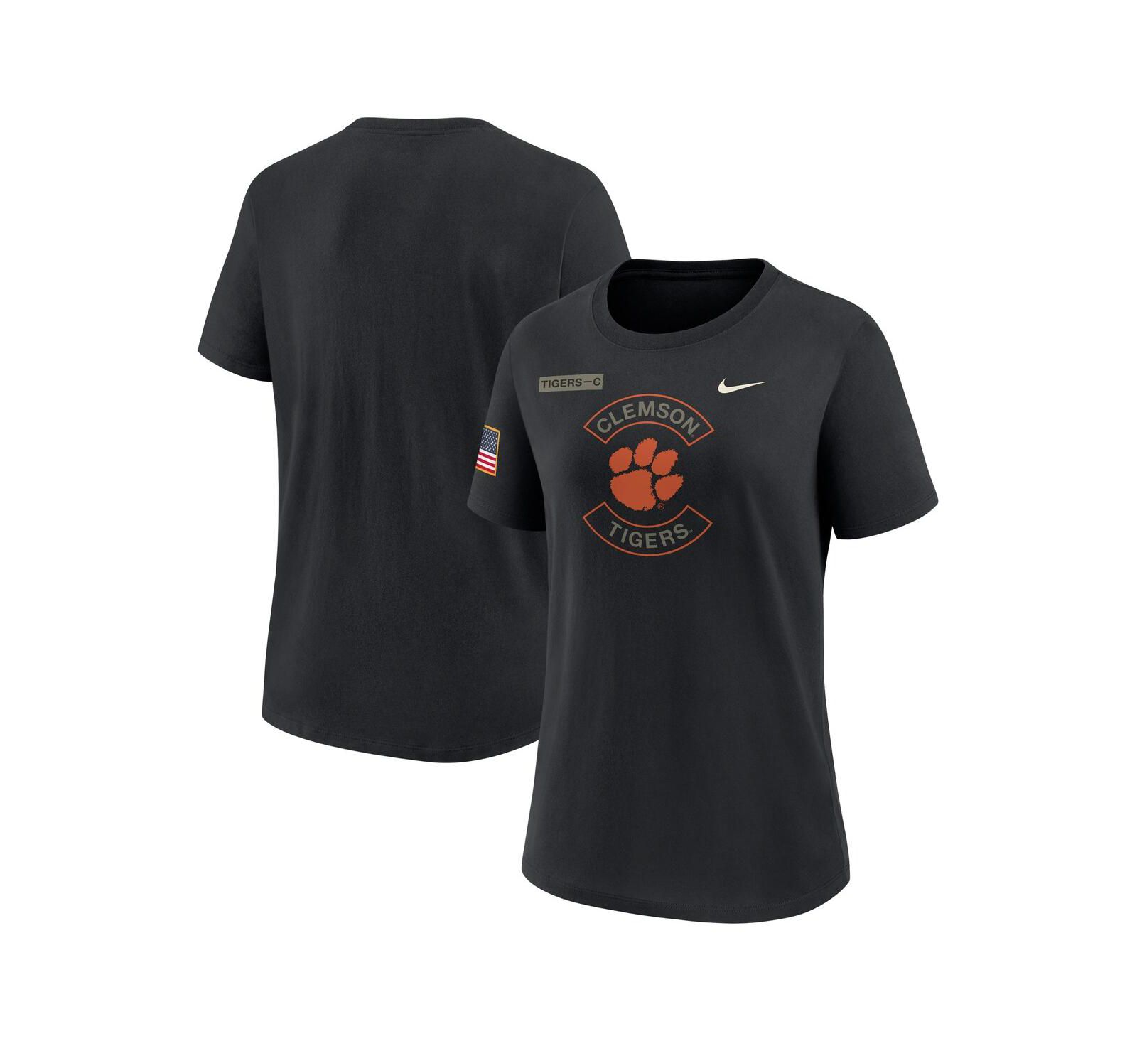 Nike Women's Black Clemson Tigers 2025 Military Appreciation Dri-FIT T-Shirt