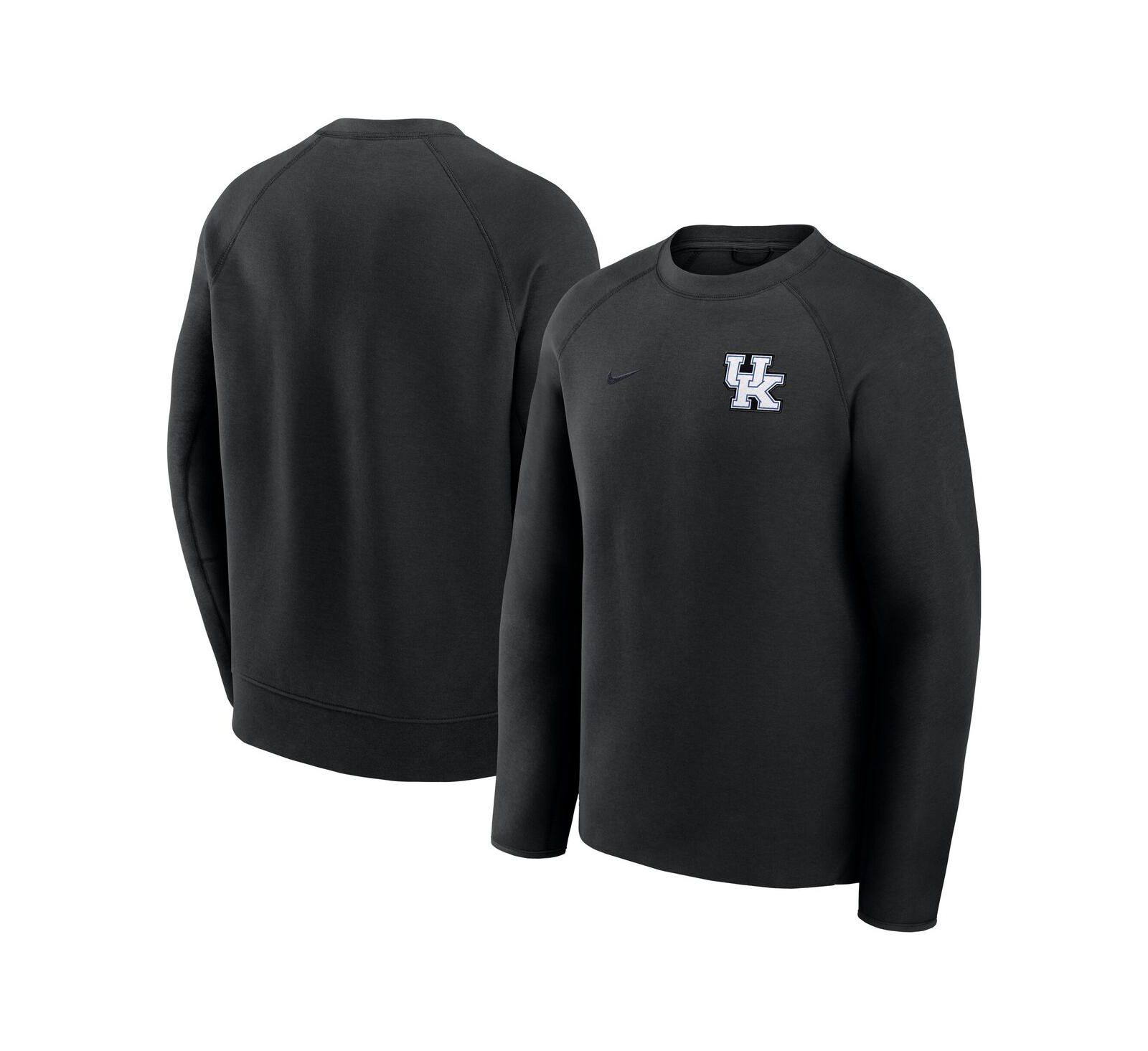 Мужская толстовка Nike Kentucky Wildcats Tech Fleece Raglan, черная