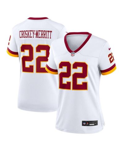 Джерси Nike Women's Jacory Croskey-Merritt White Washington Commanders Game Super Bowl Era