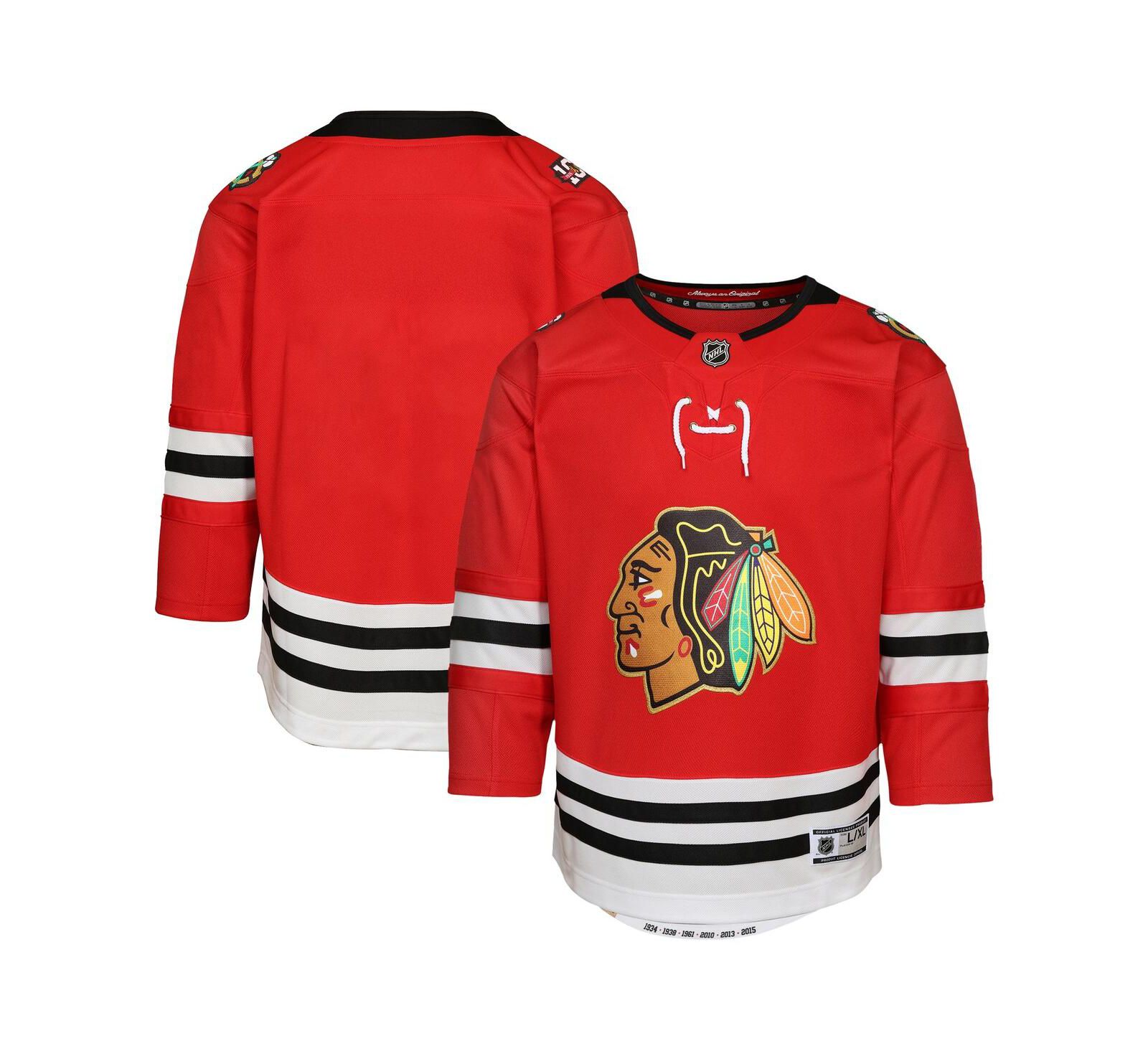 Детская джерси Outerstuff Chicago Blackhawks Centennial Premier, красная