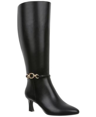 Style & Co Women's Shaniaa Belt Pointed Toe Boot, Wide Calf, Macy's Exclusive