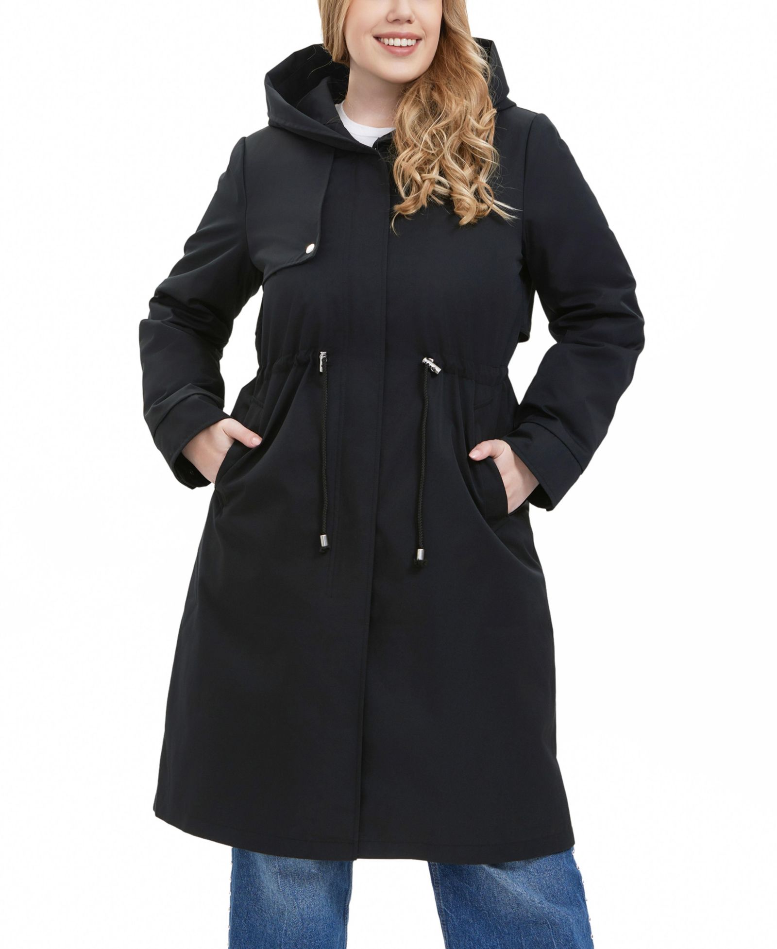 BGSD Plus Size водостойкая парка с капюшоном