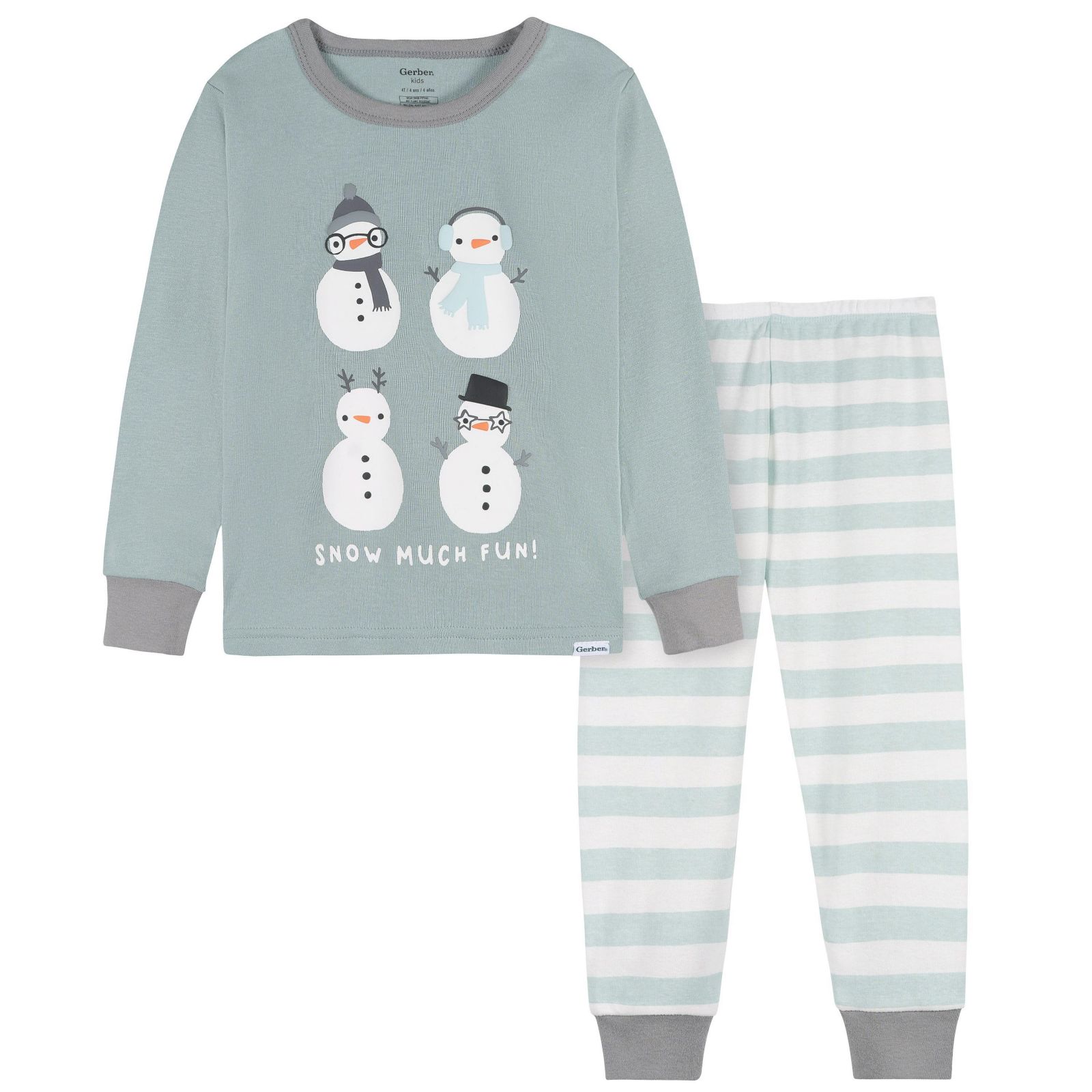 Комплект пижамы Gerber для малышей 2-Piece Snug Fitting