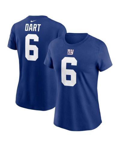 Nike Женская футболка Nike Jaxson Dart Royal New York Giants Name & Number