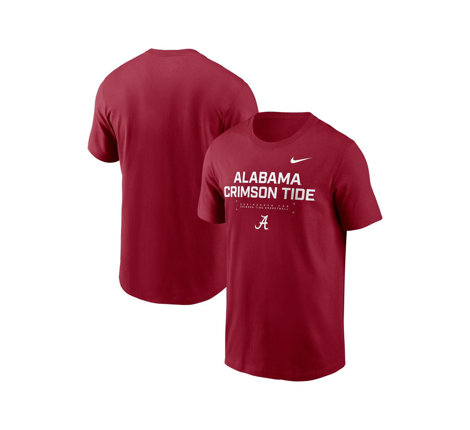 Nike Men's Crimson Alabama Crimson Tide 2025 Courtside Basketball Performance T-Shirt