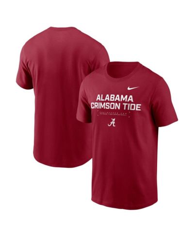 Мужская баскетбольная футболка Nike Alabama Crimson Tide 2025 Courtside, цвет Crimson