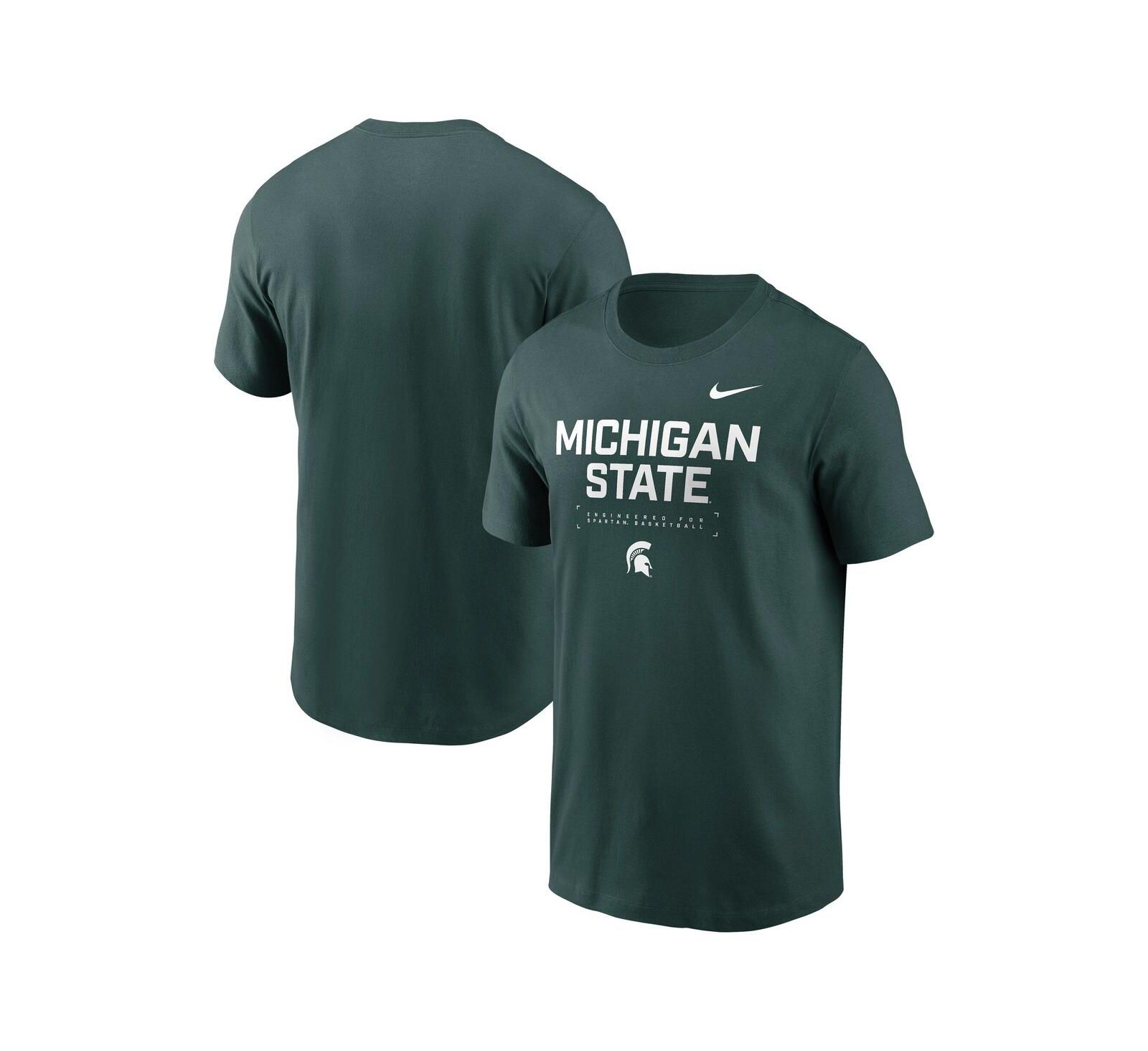 Nike Men's Green Michigan State Spartans 2025 Courtside Basketball Performance T-Shirt